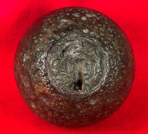 Confederate 6-Pounder Case-Shot Shell with Bormann Time Fuze