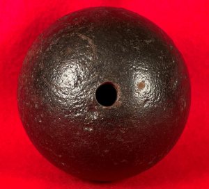 Confederate 6-Pounder Case-Shot Shell with Bormann Time Fuze