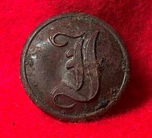 Confederate Infantry Coat Button - Script I