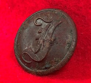 Confederate Infantry Coat Button - Script I