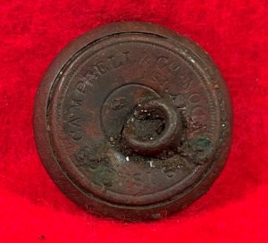 Confederate Infantry Coat Button - Script I