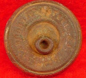 National Home Disabled Solders & Veterans Coat Button - Post War