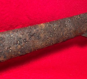 Confederate Saber and Scabbard - Excavated Caroline County, VA