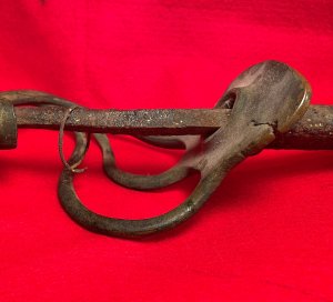 Confederate Saber and Scabbard - Excavated Caroline County, VA