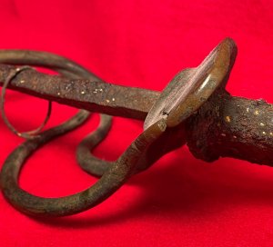 Confederate Saber and Scabbard - Excavated Caroline County, VA