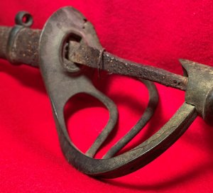 Confederate Saber and Scabbard - Excavated Caroline County, VA