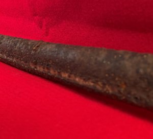 Confederate Saber and Scabbard - Excavated Caroline County, VA