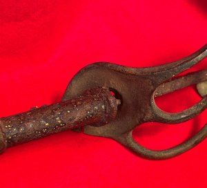 Confederate Saber and Scabbard - Excavated Caroline County, VA