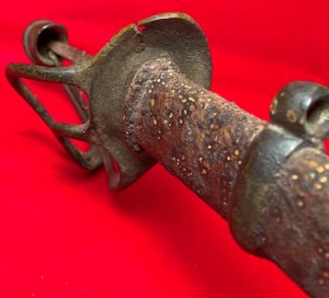 Confederate Saber and Scabbard - Excavated Caroline County, VA