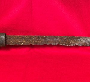 Excavated Confederate Boyle and Gamble Saber Bayonet with Scabbard Throat