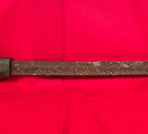 Excavated Confederate Boyle and Gamble Saber Bayonet with Scabbard Throat