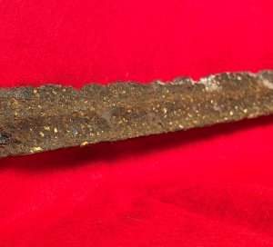 Excavated Confederate Boyle and Gamble Saber Bayonet with Scabbard Throat