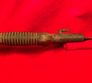 Excavated Confederate Boyle and Gamble Saber Bayonet with Scabbard Throat