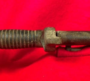 Excavated Confederate Boyle and Gamble Saber Bayonet with Scabbard Throat