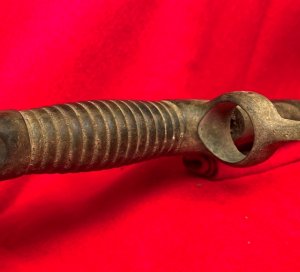 Excavated Confederate Boyle and Gamble Saber Bayonet with Scabbard Throat