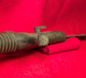 Excavated Confederate Boyle and Gamble Saber Bayonet with Scabbard Throat