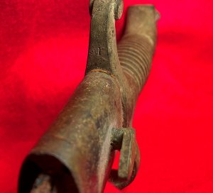 Excavated Confederate Boyle and Gamble Saber Bayonet with Scabbard Throat