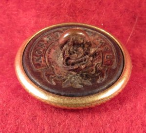 VMI - Virginia Military Institute Cadet Button - R & W Robinson - Coat Thread Remnant