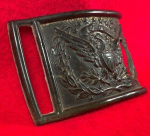 Federal Sword Belt Buckle - Field Repair - Lead Filled with Carving