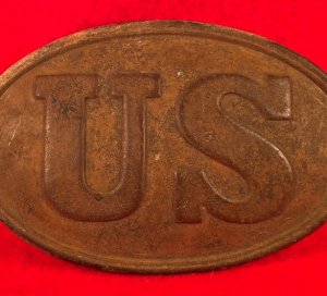 US Belt Buckle - Lead Melted Out, Intentional?