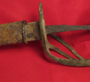 Excavated US Cavalry Saber & Scabbard 