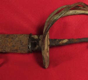 Excavated US Cavalry Saber & Scabbard 