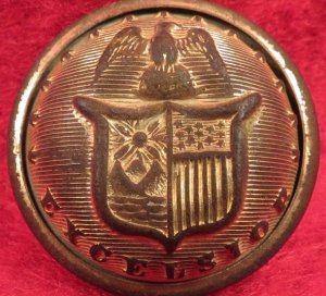 New York State Seal Coat Button 