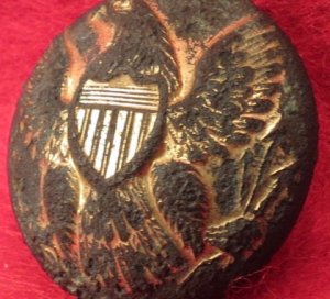 US General Service Eagle Button