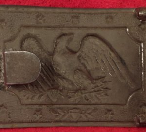 Militia Panel Plate Waist Belt Buckle 1850-1865