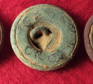 Three General Service Eagle Coat Buttons - Cedar Creek