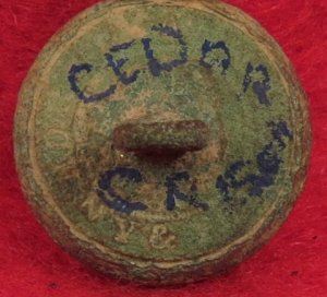 US Infantry Cuff Button - Cedar Creek 