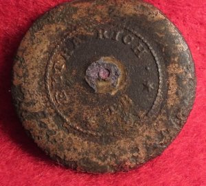 Pre-Civil War "Eagle on Cannon" Artillery Button