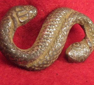 Snake Buckle - Silver Wash