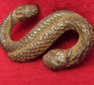 Snake Buckle - Silver Wash