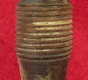 Confederate Fuze Adaptor for Rifled Projectile