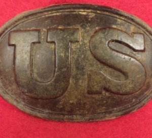 US Waist Belt Buckle Marked "W. H. SMITH / BROOKLYN" 