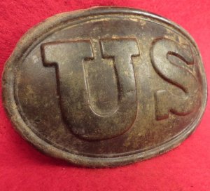 US Waist Belt Buckle Marked "W. H. SMITH / BROOKLYN" 