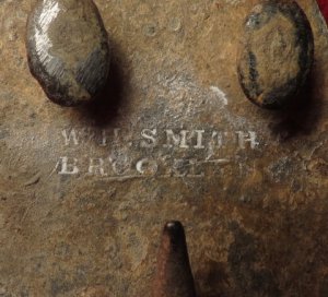 US Waist Belt Buckle Marked "W. H. SMITH / BROOKLYN" 