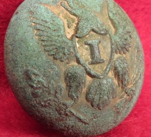 US Infantry Coat Button