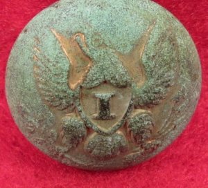 US Infantry Coat Button