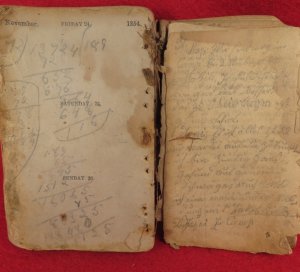 1854 Pocket Almanac & Diary