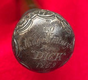 Walking Stick Dated 1859 - Inscribed