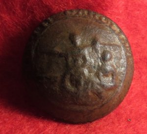 North Carolina State Seal Coat Button