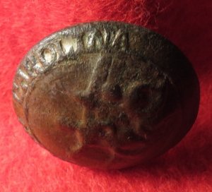 North Carolina State Seal Coat Button