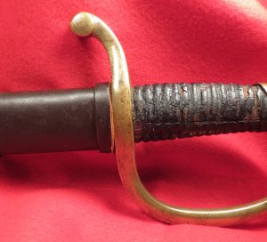 Ames Artillery Saber and Scabbard Dated 1861