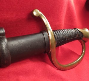 Ames Artillery Saber and Scabbard Dated 1861