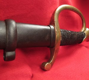 Ames Artillery Saber and Scabbard Dated 1861