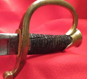 Ames Artillery Saber and Scabbard Dated 1861