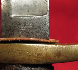 Ames Artillery Saber and Scabbard Dated 1861