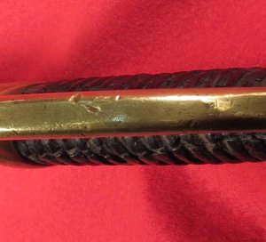 Ames Artillery Saber and Scabbard Dated 1861